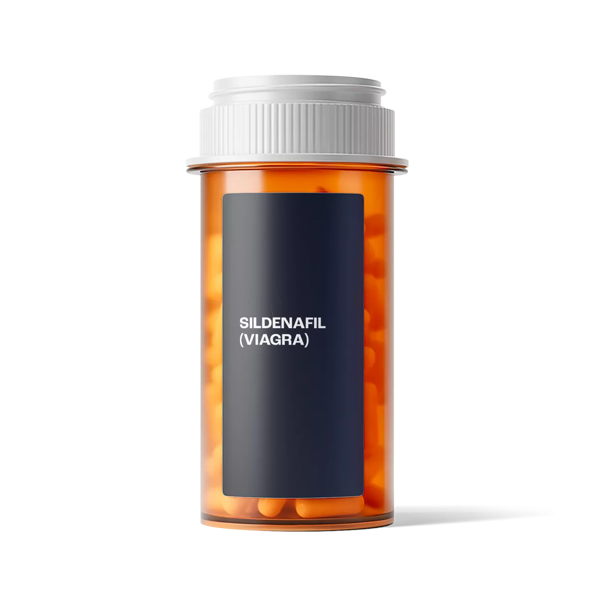 Sildenafil (Viagra) tablets in pharmacy packaging used for performance and blood flow support