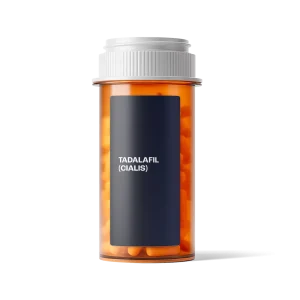 Tablet packaging for Tadalafil (Cialis) used for erectile function and blood flow support therapy