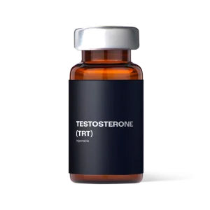 Testosterone replacement therapy vial used for hormone optimization and clinical testosterone treatment